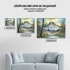 Pintura Diamante - Paisaje con montañas