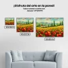 Pintura Diamante - Paisaje toscano