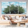 Pintura Diamante - Palmeras Caribeñas ( Lote de 3)