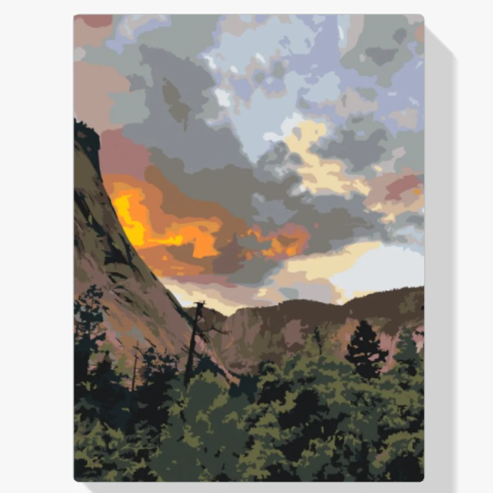 Pintura Diamante - Parque Nacional de Yosemite