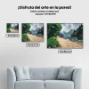Pintura Diamante - Parque junto al río