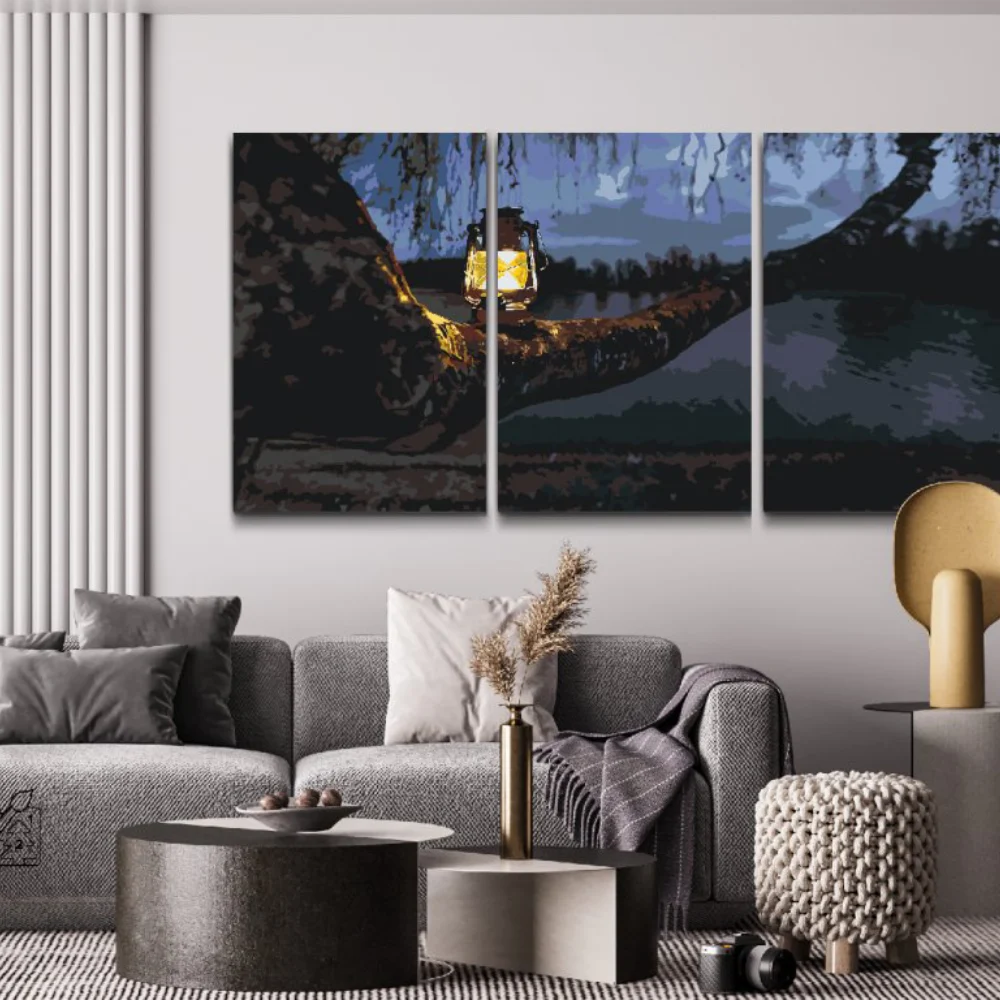 Pintura Diamante - Paseo nocturno (Lote de 3)