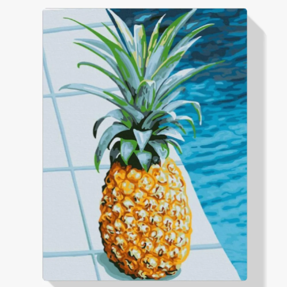 Pintura Diamante - Piña jugosa