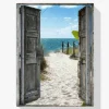 Pintura Diamante - Playa con mar azul