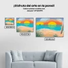 Pintura Diamante - Playa teñida