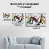 Pintura Diamante - Plumas | Gran Formato Versión 2