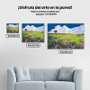 Pintura Diamante - Pradera en medio de las montañas