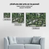 Pintura Diamante - Puente en el jardín