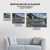 Pintura Diamante - Puente sobre el lago
