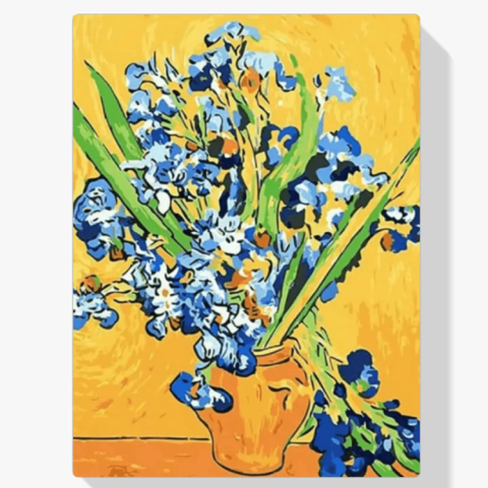Pintura Diamante - Ramo de flores Van Gogh