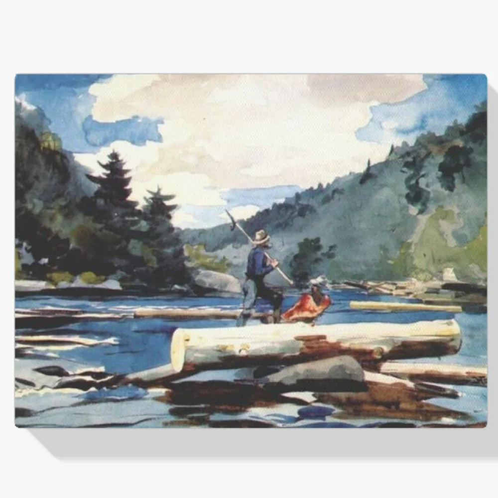 Pintura Diamante - Río Hudson