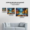 Pintura Diamante - Romántico paseo bajo la lluvia