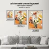 Pintura Diamante - Rosas y Anémonas