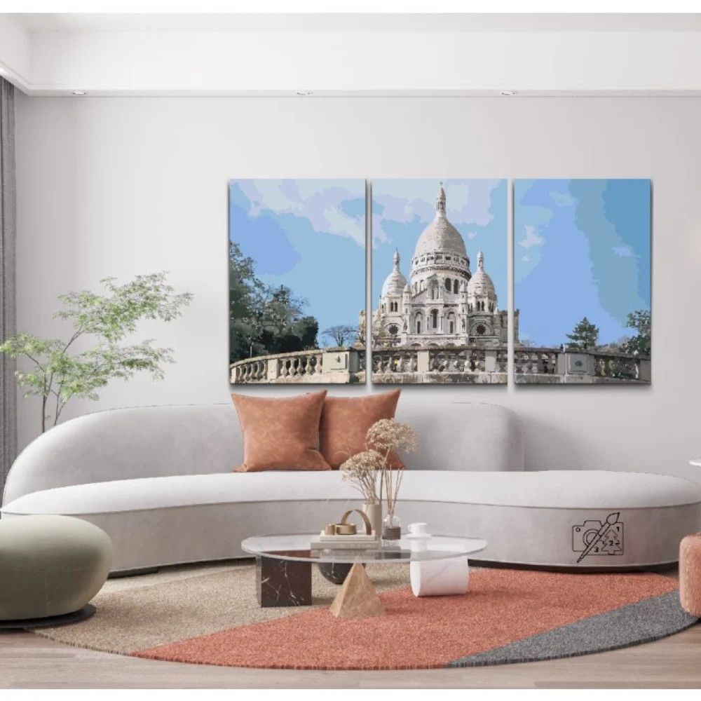 Pintura Diamante - Sacre Coeur (Lote de 3)