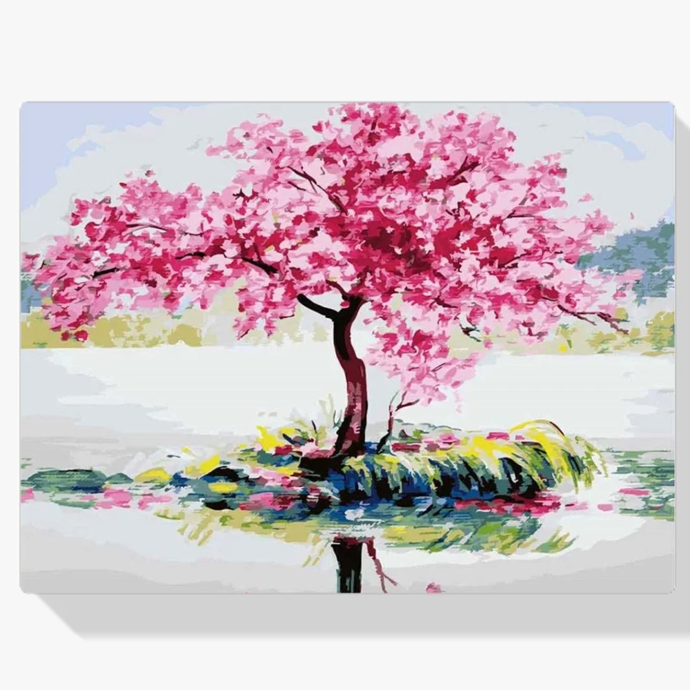 Pintura Diamante - Sakura suave