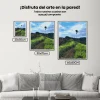 Pintura Diamante - Senderismo por arrozales, Bali