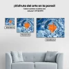 Pintura Diamante - Una hoja en una gota