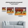 Pintura Diamante - Vaca y ternero