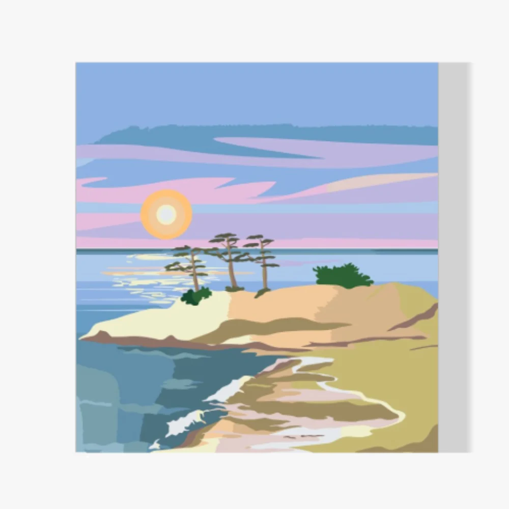 Pintura Diamante - Vacaciones en la isla