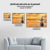 Pintura Diamante - Velero al atardecer