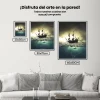 Pintura Diamante - Velero con tiburones
