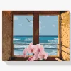 Pintura Diamante - Ventana a la playa