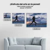Pintura Diamante - Yoga en la playa