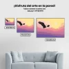 Pintura Diamante - Águila al atardecer