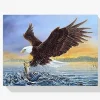 Pintura Diamante - Águila cazadora