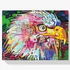 Pintura Diamante - Águila de colores