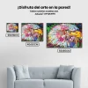 Pintura Diamante - Águila de colores