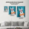 Pintura Diamante - Alpaca con lazo rojo