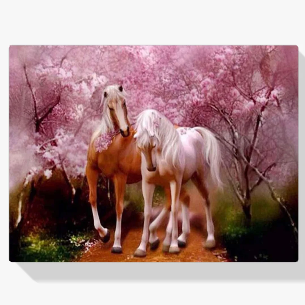 Pintura Diamante - Amar a los caballos
