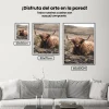 Pintura Diamante - Amigable montañés escocés descansando en el campo