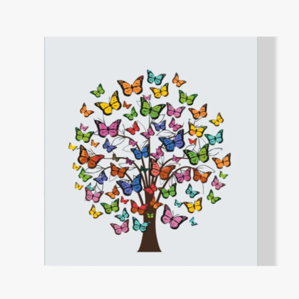 Pintura Diamante - Árbol mariposa