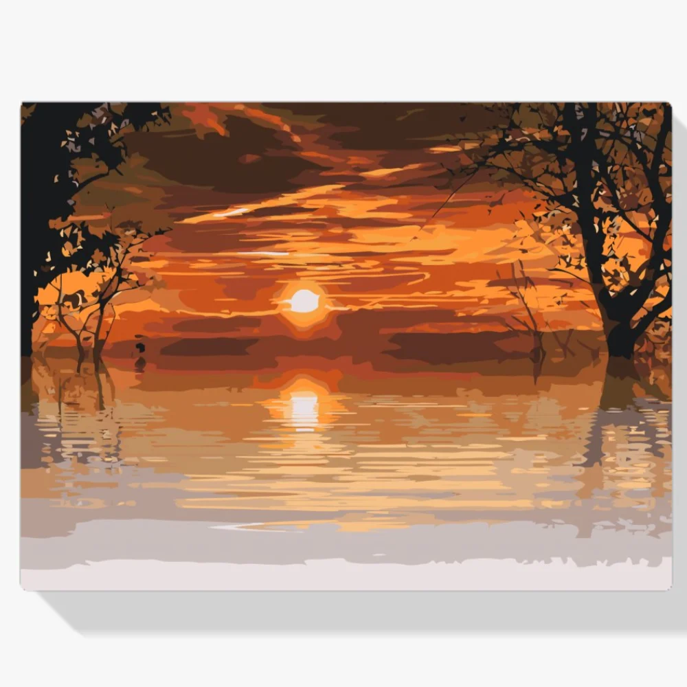 Pintura Diamante - Atardecer mágico