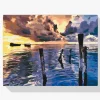 Pintura Diamante - Atardecer tormentoso