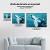 Pintura Diamante - Aullido de lobo