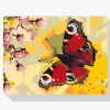 Pintura Diamante - Babočka ojo de pavo real