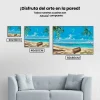 Pintura Diamante - Barco en la playa