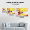 Pintura Diamante - Barcos al atardecer
