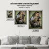 Pintura Diamante - Bebé y madre mono