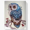 Pintura Diamante - Búho azul