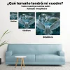 Pintura Diamante - Búho blanco con lobo