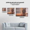 Pintura Diamante - Búho boreales