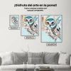 Pintura Diamante - Búho de colores