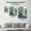Pintura Diamante - Búho de colores