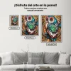 Pintura Diamante - Búho de colores