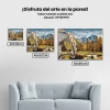 Pintura Diamante - Búho en el bosque