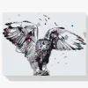 Pintura Diamante - Búho nival Plata